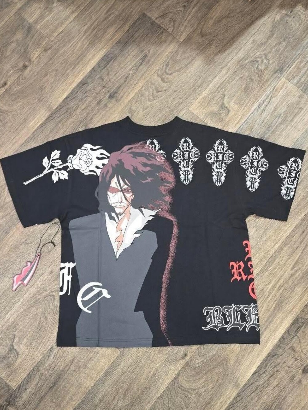NWT Civil Regime x Bleach Zangetsu 199x Men's Oversized Tee In Black sz 2XL